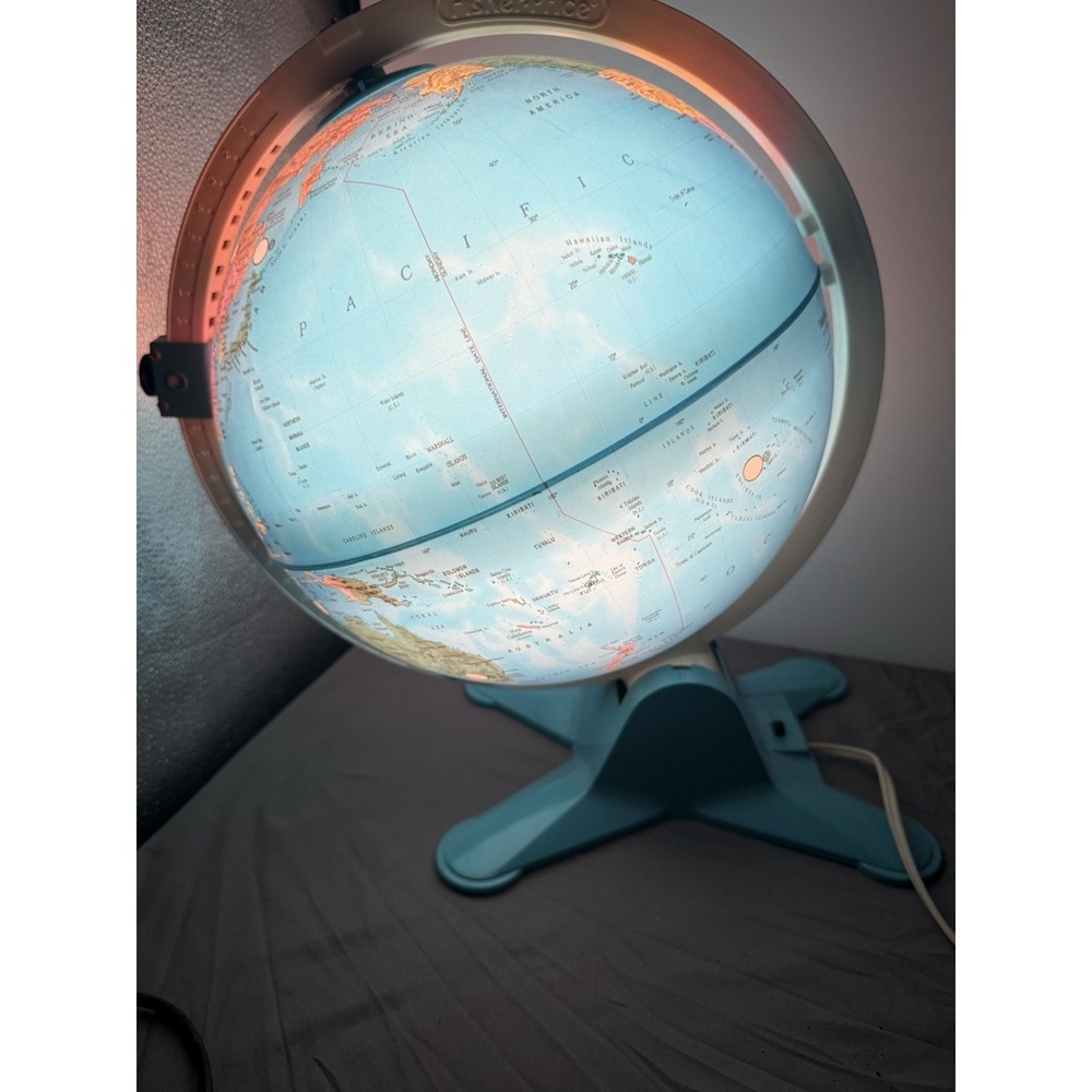 Fisher Price Discovery Globe Earth Educational Lights Up TESTED Vintage Fun 🤩 - Picture 11 of 16